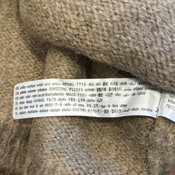 Zara Women’s Sweater Brown Size Medium - Picture 4 of 4